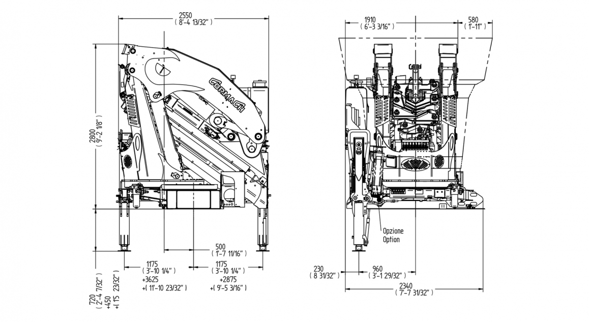 Serie 110000 E ASC Plus - Esquema de <strong>dimensiones</strong>