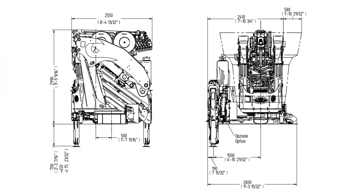 Serie 110000X E ASC Plus - Prospetto <strong>dimensioni</strong>