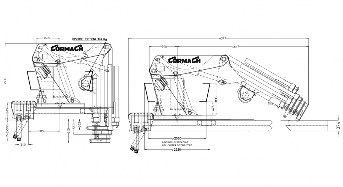 Serie 180000 E ASC Plus - Prospetto <strong>dimensioni</strong>