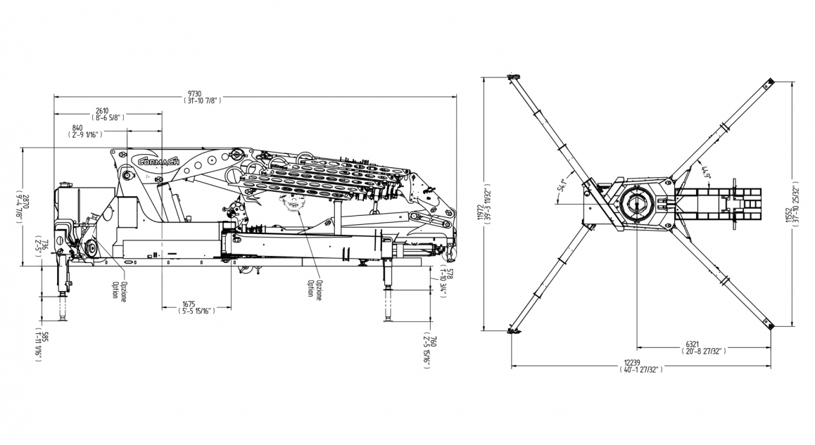 Serie 240000AX E - Prospetto <strong>dimensioni</strong>