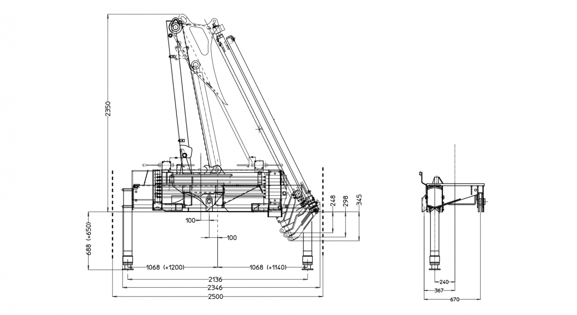 Serie 13500 T - Table of <strong>dimensions</strong>