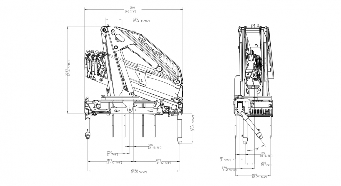 Serie 27700 S ASC Plus - Prospetto <strong>dimensioni</strong>