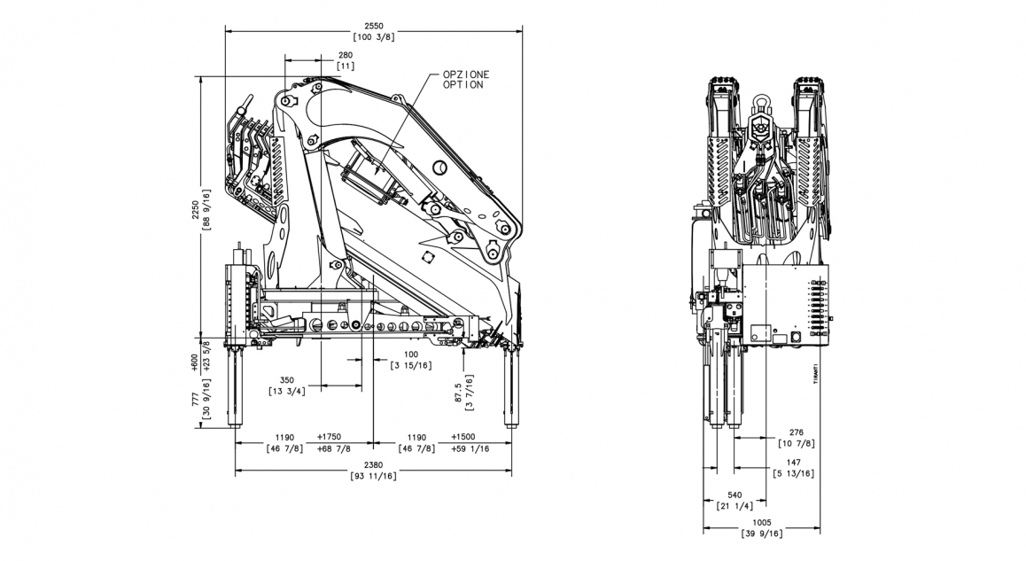 Serie 34000 E ASC Plus - Table of <strong>dimensions</strong>