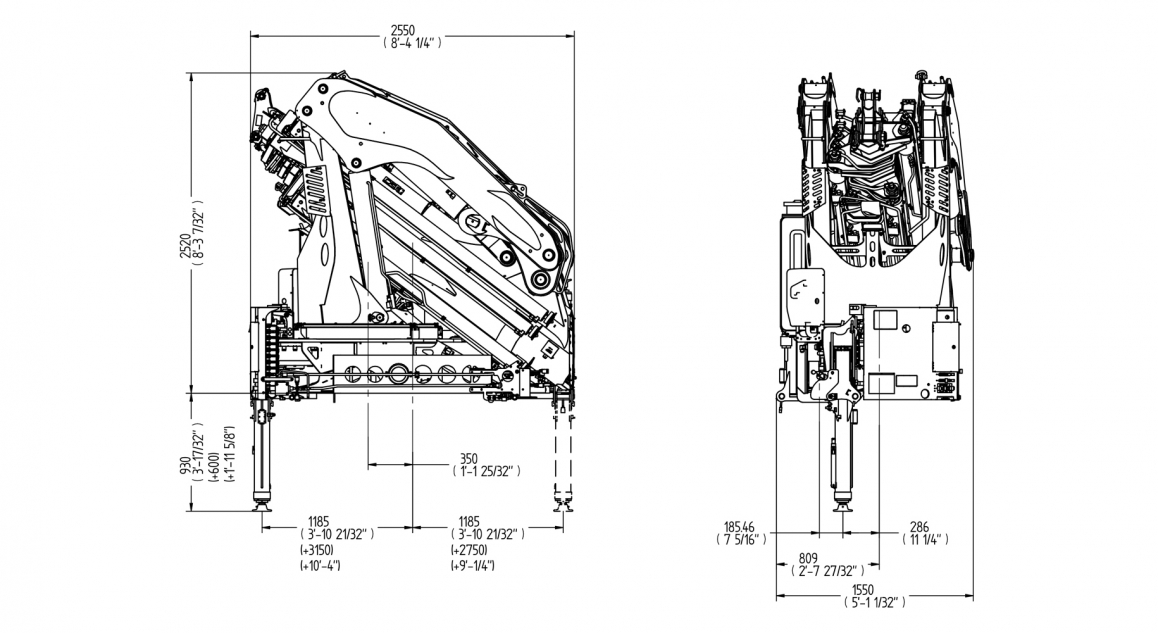 Serie 60000 E ASC Plus - Esquema de <strong>dimensiones</strong>