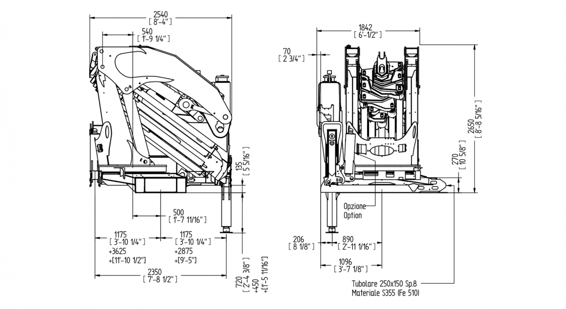 Serie 87000 E ASC Plus - Aperçu des <strong>dimensions</strong>